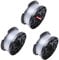 MKVAXR Bobine de Fil A6481 A6485 Compatible avec Les débroussailleuses Black Decker Reflex ST5530-GB GLC3630L20-GB STC1820PC-GB BESTA530-GB BESTA525-GB, Lot de 3 Bobine pour Coupe-Herbe