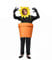Sunflower Costume for Adults - Flower Pot Fancy Dress Outfit | Masquerade Bonsai Costume for Halloween, Party, and Themed Events for Men and Women