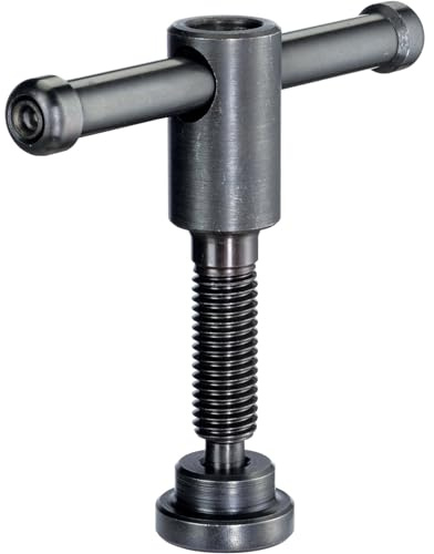 Erwin Halder Normteile 24500.0118 Knebelschrauben, DIN 6306 mit losem Knebel/mit Druckstück, Form E, d1=M16/l1=90 mm