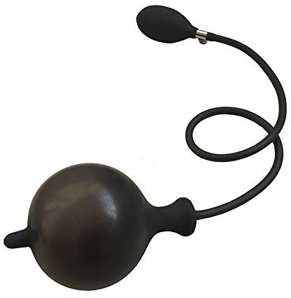 Hipipro MAX 4 inch Analplug Analstöpsel Aufblasbarer Mund Ballon mit Pumpe Silicone Sexspielzeug