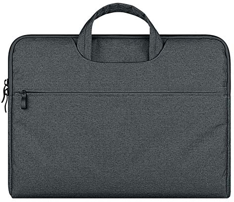 GUOCU Laptop Notebooktasche, wasserdichte und verschleißfeste Laptop Hülle für 11-15,6 Zoll Laptops, Notebooks, Ultrabooks，Dunkelgrau,14(36X25X3cm)