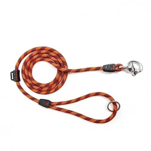 EZYDOG Marine Training Slip Dog Lead | 1.7m, Climbing Rope, All-In-One, One-Size-Fits-All, Silicon Waste Bag Keeper,Easy to Slip On, No Harness or Collar Needed, Sailing Snap Clip, (Regular, Orange)