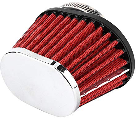 Akozon Filtro aria motore Testa del fungo del motociclo Accessorio filtro filtro aria motore(55MM)