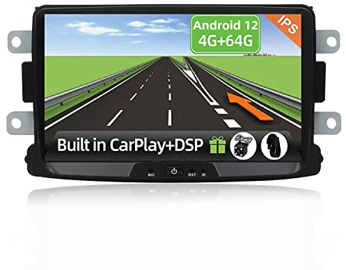 YUNTX [PX6+DSP] Android 14 Autoradio Passt für Dacia Sandero/Renault Duster/Logan - [4G+64G] - mit Rückenkamera&Canbus - GPS 2 Din -Unterstützt DAB/Lenkradsteuerung/WiFi/Bluetooth 5.0/Carplay