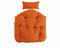 dasmöbelwerk Sitzkissen Kissen für Hänge-Sessel Sitzpolster Rückenpolster Hängekorb-Auflage Schwingsessel (Orange)