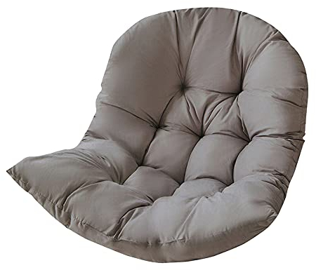 Fenteer Coussin de Chaise d'oeuf Suspendu de Patio épais, Pour siège de Chaise - Gris foncé