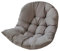 Fenteer Coussin de Chaise d'oeuf Suspendu de Patio épais, Pour siège de Chaise - Gris foncé