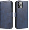 LOLFZ Wallet Case for iPhone 13 Pro, Vintage Leather Book Case with Card Holder Kickstand Magnetic Closure Flip Case Cover for iPhone 13 Pro - Blue