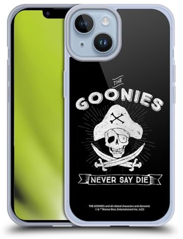 Head Case Designs Officially Licensed The Goonies Logo Graphics Gel Case [Military Grade Protection] Compatible with Apple iPhone 14 and Compatible with MagSafe