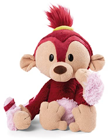 NICI Kuscheltier AFFE Tuula 35 cm – Stofftier aus weichem Plüsch, liebenswertes Plüschtier zum Kuscheln und Spielen, für Kinder & Erwachsene, 48959, tolle Geschenkidee, rot