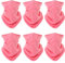 wonderCat LONDON 6 PCS Unisex Neck Warmer, Tube Seamless Multifunctional Balaclavas, Face Cover, Cycling mask, Ski Mask, Face Snoods Headwear, Cycling Daily Wear (Pink)