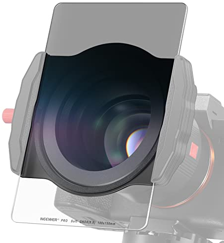 NEEWER Filtro Soft Graduato ND8 Quadrato, 100x150mm Filtro SGND8 (3 Stop) 2mm Spessore con Vetro Ottico HD Multi-strato, per Foto di Paesaggio o a Lunga Esposizione