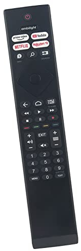 ALLIMITY Reemplazo de Mando a Distancia adaptar por Philips 4K TV 32PFS6906/05 43PUS7406/12 65PUS7406/12 43PUS7906/12 50PUS7906/12 55PUS7906/12 65PUS7906/12 70PUS7906/12 75PUS7906/12 43PUS7956/12