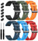 EZMVZKU 22mm Silikon Ersatzarmband für Garmin Fenix 8 47mm/7/7 Pro/E,QuickFit Armband Kompatibel mit Fenix 6/6 Pro/5/5 Plus/Forerunner 965/955 945/Approach S62/S70/tactix 8 47mm/Descent G2/G1 Solar
