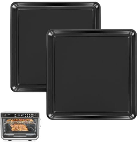 DEMEDO 11 Inch Baking Sheet, Baking Pan for Ninja DCT451 DCT401 DT251 DT201 DT200 SP351 SP300 SP301 SP201 Air Fryer Oven, Cookie Sheets for Baking, Baking Tray for Ninja Foodi Air Fryer Accessories