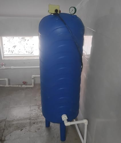 Pressure Tank Wasserpumpen-Druckbehälter/Wasserspeicherbehälter Für Haus-/Wohn-/Gartenwassersprinklersysteme, Vertikale Druckausdehnungsbehälter Mit Entlüftungsventil Und Montagesatz ( Size : 90x40cm/