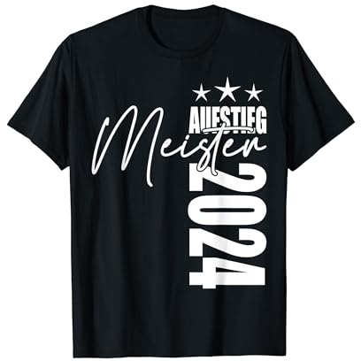Meisterschaft 2024 Meister Aufsteiger Liga Motive Mannschaft T-Shirt