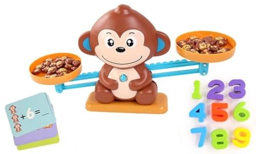 J.A.D.E - Tikkie die Balance der Mathematik - Montessori - 147520 - Lernspiel - Lernen - Zählen - Addition - Subtraktion - Kinderspiel - Französisches Design - Operation - Ab 5 Jahren