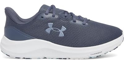 Under Armour Women's UA W Charged Pursuit 4 Running Shoe, Downpour Gray Downpour Gray Metallic Gravel, 41 EU