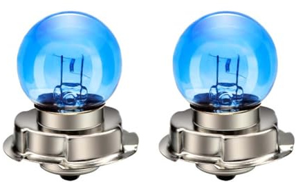 SOFOC-P26S Halogen Motorrad Scheinwerferlampe 12V 25W Weiß Langlebiges Anti-Vibrations-Design Geeignet für Fahrzeug Zusatzbeleuchtung 2Stk