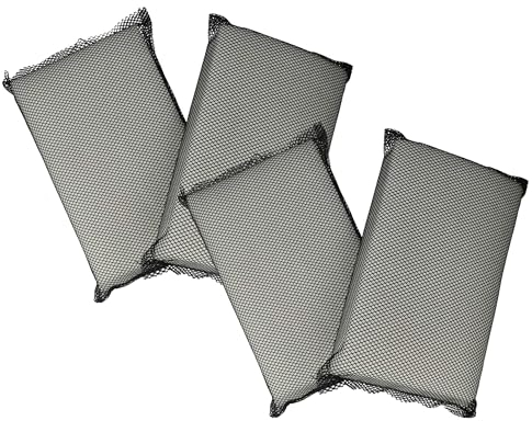 vhbw 4X Filterpad kompatibel mit Dolphin E40, E40i, E50, E50i, E60 Poolsauger, Poolroboter - Feinfilter, 25 x 16 x 4 cm