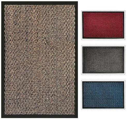 Wadan Door Matts Indoor & Outdoor | Stylish Door Mat with Non Slip Rubber Backing | Anti Slip Super Absorbent & Easy to Clean | Use as Kitchen Mat