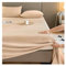 Flanell Bettlaken Flauschige Plüsch Warme Fleece Betttuch Cashmere Touch Winter Laken Leintuch Haustuch ohne Gummizug vielen Größen und Farben(Camel,160x230cm)