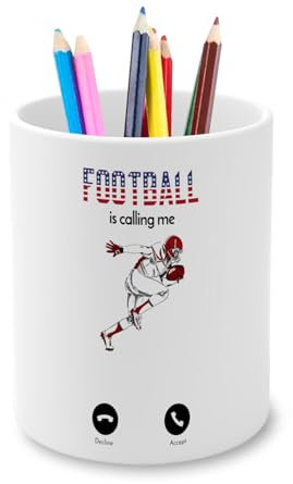 Fabulous Stifteköcher aus Keramik – Fußball Is Calling Me Sport Leisure – 325 ml