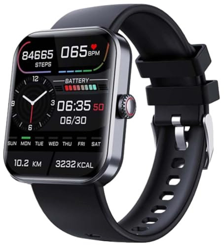 BesBet Sherum Trackpro 2.0 𝐵l𝑜𝑜𝑑 gl𝑢c𝑜𝑠𝑒 Monitor, Smartwatch Mit Bl𝑢tz𝑢ck𝑒r𝑚𝑒𝑠𝑠𝑢𝑛𝑔 - Watch Shirem Track Pro 2.0 with bl𝑜𝑜d gl𝑢cose 𝑚𝑜n𝑖t𝑜r𝑖ng -Shiroz,Schwarz