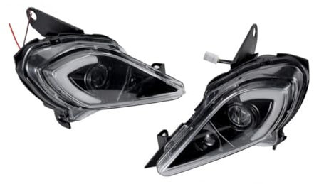 HOMXDBCM Motorrad Scheinwerfer Baugruppe für Yamaha Raptor 700 2006-2021,Wasserdicht Stoßfest DRL Motorradzubehör,Single Left