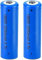 HUOYALU 3,7 V 2000mah Li-Ion Batterie Batteries Batteries Battery Pack für Scheinwerfer, LED-Taschenlampe, Solarlicht, elektronische Geräte usw.