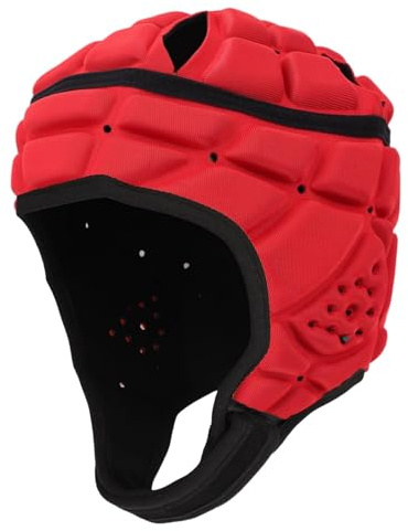 Casque de Rugby, Protège la tête avec Amorti Multicouche, Casque Souple, Respirant et Flexible, pour Enfants et Adultes, en Training et en Competition