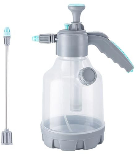 360° Drucksprüher 3L mit Verlängerungsrohr, Sprühflasche für Garten Pflanzen, Pumpsprühflasche Säurefest, Unkrautspritze, Sprühgerät Pumpsprüher für Bewässerung Schädlingsbekämpfung (B)