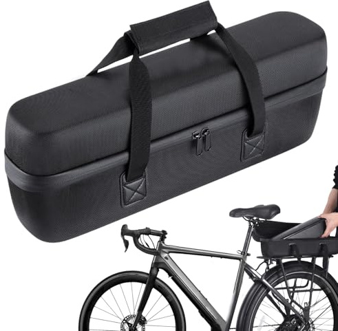 Zohuwerui Sac à Batterie Vélo Electrique, Grande Capacité, Étanche Boîte de Rangement pour Batterie Vélo électrique, Étui Rigide pour Batteries Velo avec Fermeture éclair et Poignée