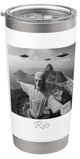 Rio Brasilien Rio De Janeiro UFO Doppelwandiger Edelstahl-Thermobecher
