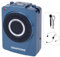 GIGAPHONE - Amplificador de voz portátil para exteriores (40 W) con micrófono