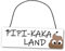 Homeyourself Hochwertiges Schild 25 x 8 cm PIPI Kaka Land weiß Dekoschild Wandschild Toilettenschild Toilette WC Gäste Klo