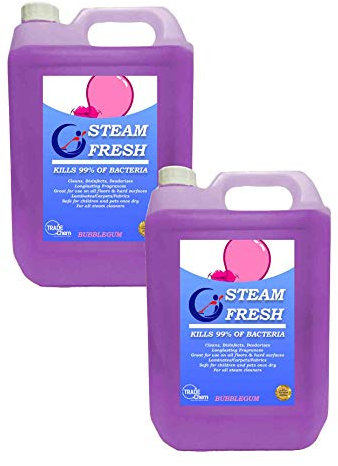 STEAM CLEANING DETERGENT SOLUTION - CLEANER FLUID - 10L Pack (BUBBLEGUM)