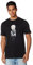KARL LAGERFELD Herren Reflektierendes, Karl-Charakter mit Kopfhörern, kurzärmeliges Herrenhemd mit Rundhalsausschnitt T-Shirt, Schwarz, L