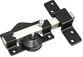 Haven Heritage ® 50mm Long Throw Gate Lock Single Locking Locking from one Side, gate Locks for Wooden Gates 5 Keys Stainless Steel