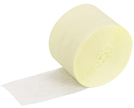 sourcing map Krepppapier Dekoration 82ft 1.77 für Hochzeit Zeremonie Festivals Creme