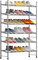 Solerconm Schuhregal, ausziehbar, Schuhbank mit 6 Ebenen, Schuhschrank, großes Fassungsvermögen, mit stabilem Regal für Eingang, Flur, Wohnzimmer, Schlafzimmer (Grau, 6 Etagen)