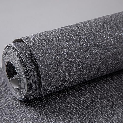 BPILOT Tapete 3D Kieselalgen Schlamm Leinen Textur Vliestapete Schlafzimmer Wohnzimmer Tapete Nicht Selbstklebend Grau B