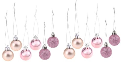 TOPBATHY 48 Pz palla d'oro di natale christmas tree decorations decorazioni per bomboniere arredamento bianco di palline decorare Home decor pallone d'Oro decorazione dell'albero 8 cm