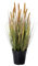 Blooming Artificial - Artificial Ornamental Grass Plant, Realistic Fake Plant in Pot for Home and Office, Year Round Artificial Flowers for Decoration, Artificial Grass Bush (Green) (45cm)