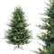 RELAX4LIFE RELAX4LIFE Albero di Natale 180cm, Luci LED Incorporate, con 778 Rami Folti, Effetto Realistico, Base Metallica, Decorazione natalizia per Casa, Ufficio e Negozio (180cm)