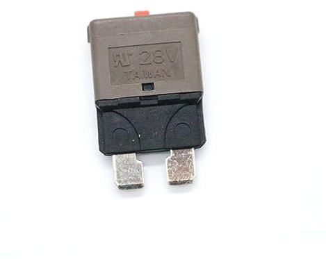 TOKIDNY Fusible Mini-disjoncteur Réarmable 7 5 A 28 V Code Couleur Pour Automobile Terminal En Alliage De Laiton Étamé