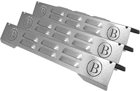 BABOSSA® Flammschutz aus massivem Edelstahl - Ersatzteil für Rösle Videro | rostfrei & titanstabilisiert durch V4A Edelstahl | Made in Germany | 3er Pack