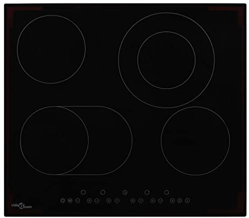 Muebles Home vitrocerámica con 4 quemadores Touch Control 6600 W Muebles
