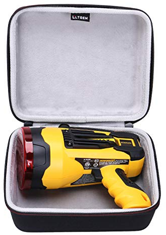 LTGEM Hard Case for STANLEY Rechargeable Lithium Ion Ultra Bright LED Spotlight Flashlight(Inside: 7.8x6.8x3.5) - Travel Protective Carrying Storage Bag, Case Only